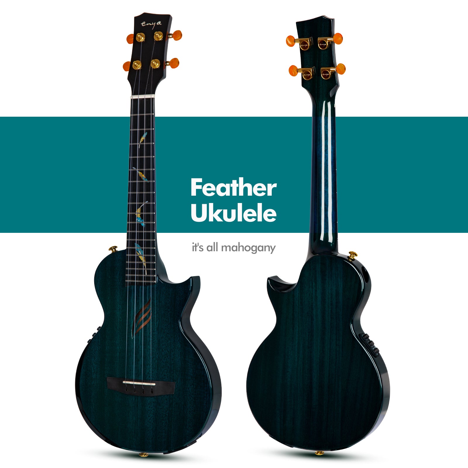 Feather Mahogany Blue